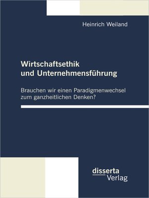 cover image of Wirtschaftsethik und Unternehmensführung
